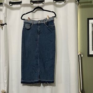 Denim Guess Midi Skirt